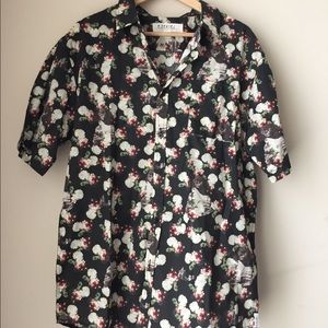 Men’s Floral Button Up (BRAND NEW)